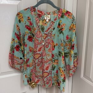 Floral Paisley Blouse